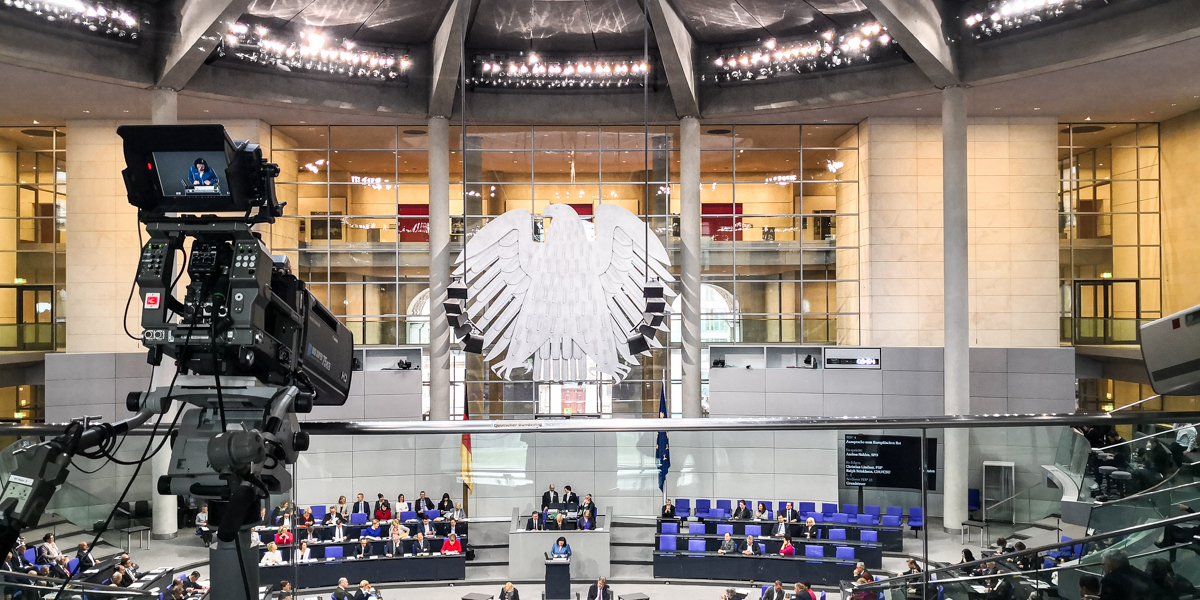 Plenarsitzung im Bundestag